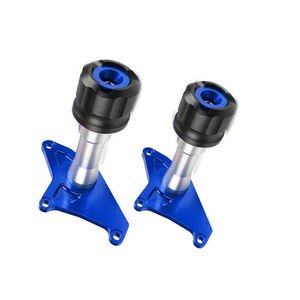Custom Motorcycle Frame Sliders CNC Machining Aluminum Alloy Axle Cap Motorcycle Front Fork Frame Sliders